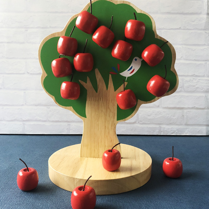 蒙氏早教益智玩具1一3岁磁性果树