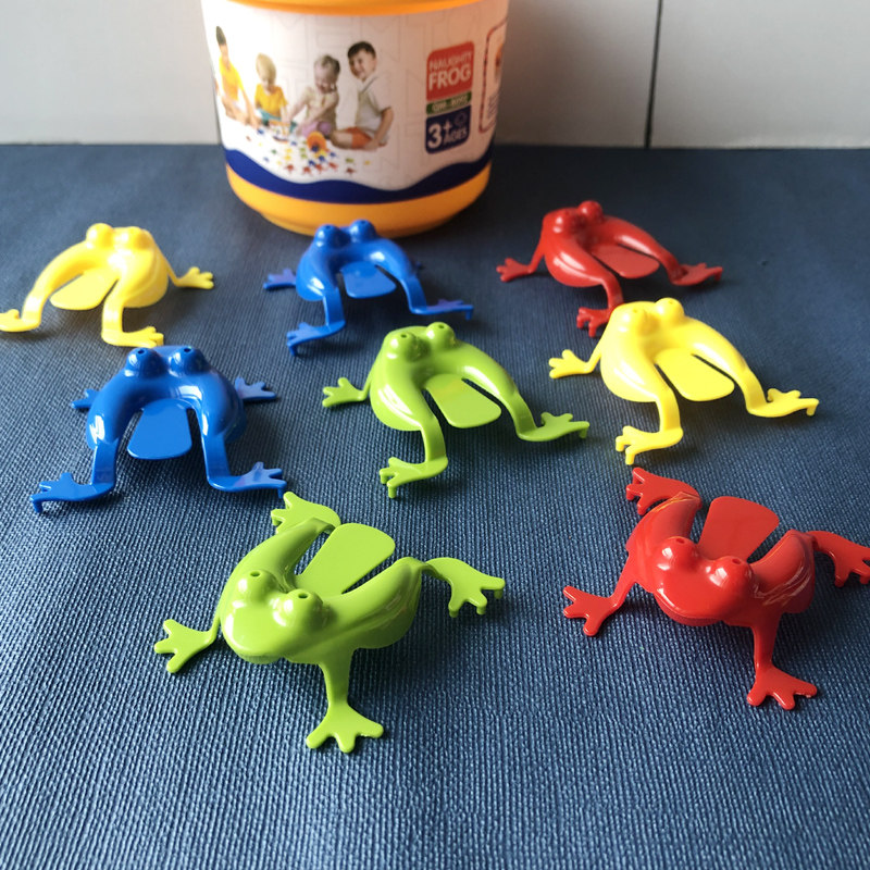 宝宝亲子互动游戏益智力弹跳青蛙桌面竞技跳跳乐3岁开心玩具怀旧