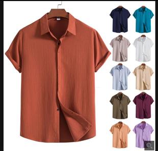 linen for 衬衫 shirt black men shirts white man