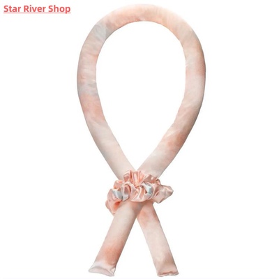 Heatless Curling Rod No Heat Hair Curlers Satin Wrapped Flex