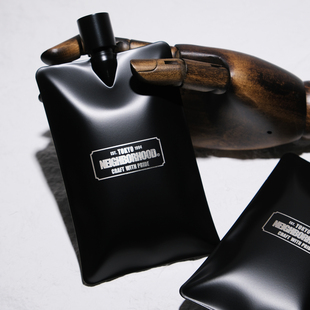 NBHD三两半304不锈钢6盎司波浪不规则酒壶随身便携式 户外露营酒具