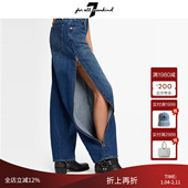 宽松阔腿牛仔裤 设计拉链 Mankind女25早春新品 高腰时尚 For All