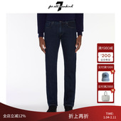 深蓝色水洗直筒牛仔裤 SLIM Mankind男秋冬新款 修身 For All