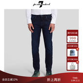窄脚深蓝锥形牛仔裤 TAPERED Mankind男春夏新品 修身 For All