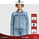 For All Mankind牛仔外套女2025新款 翻领美式 复古夹克水洗高级