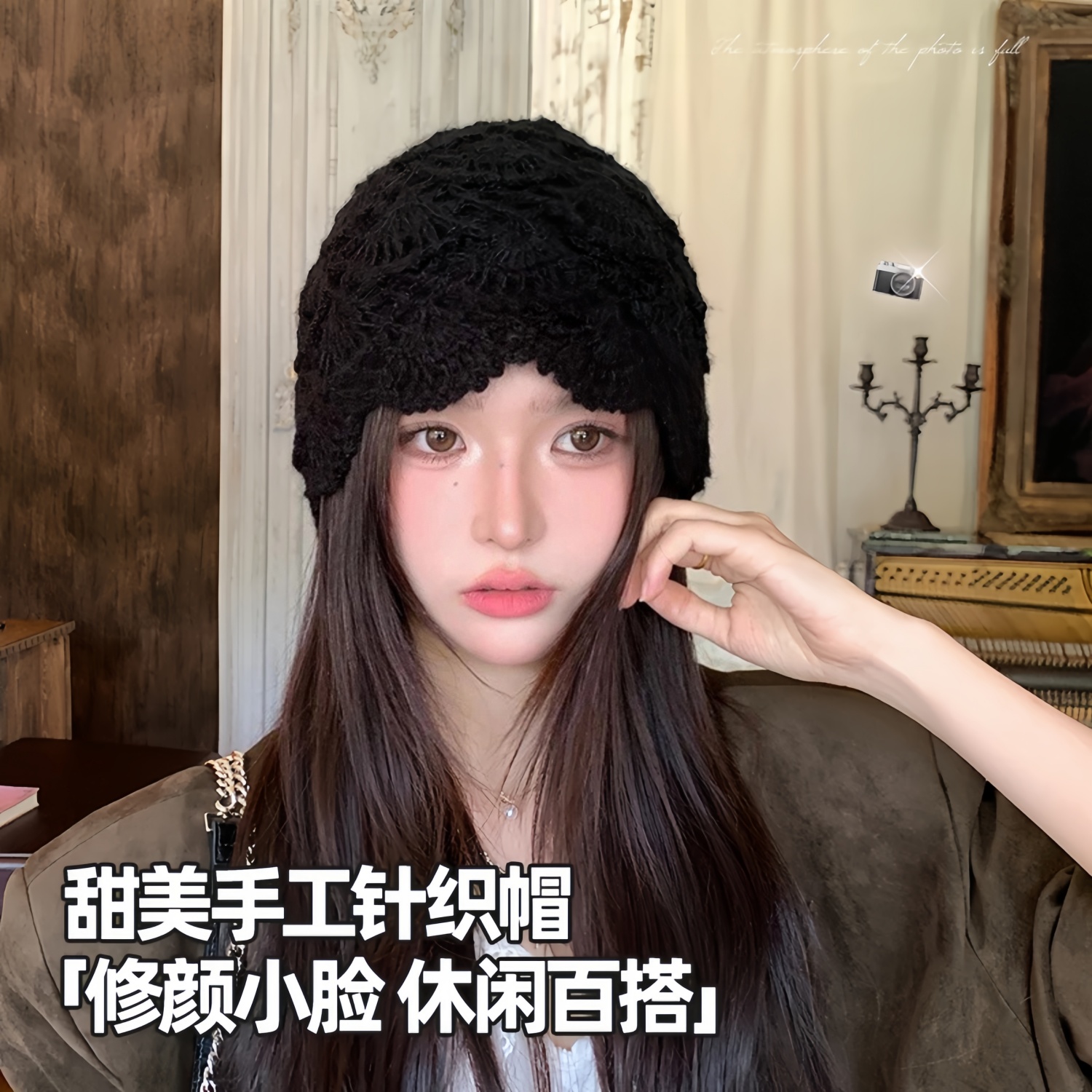 可遮白发的包头帽戴着超显气质！