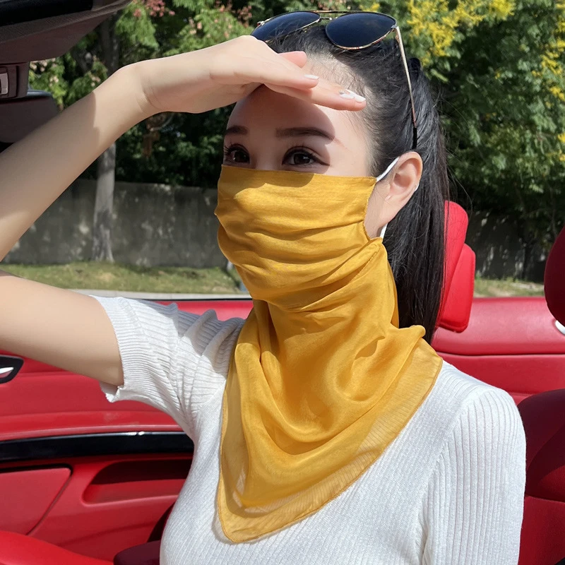 开车的女生一定要戴这个防晒面罩