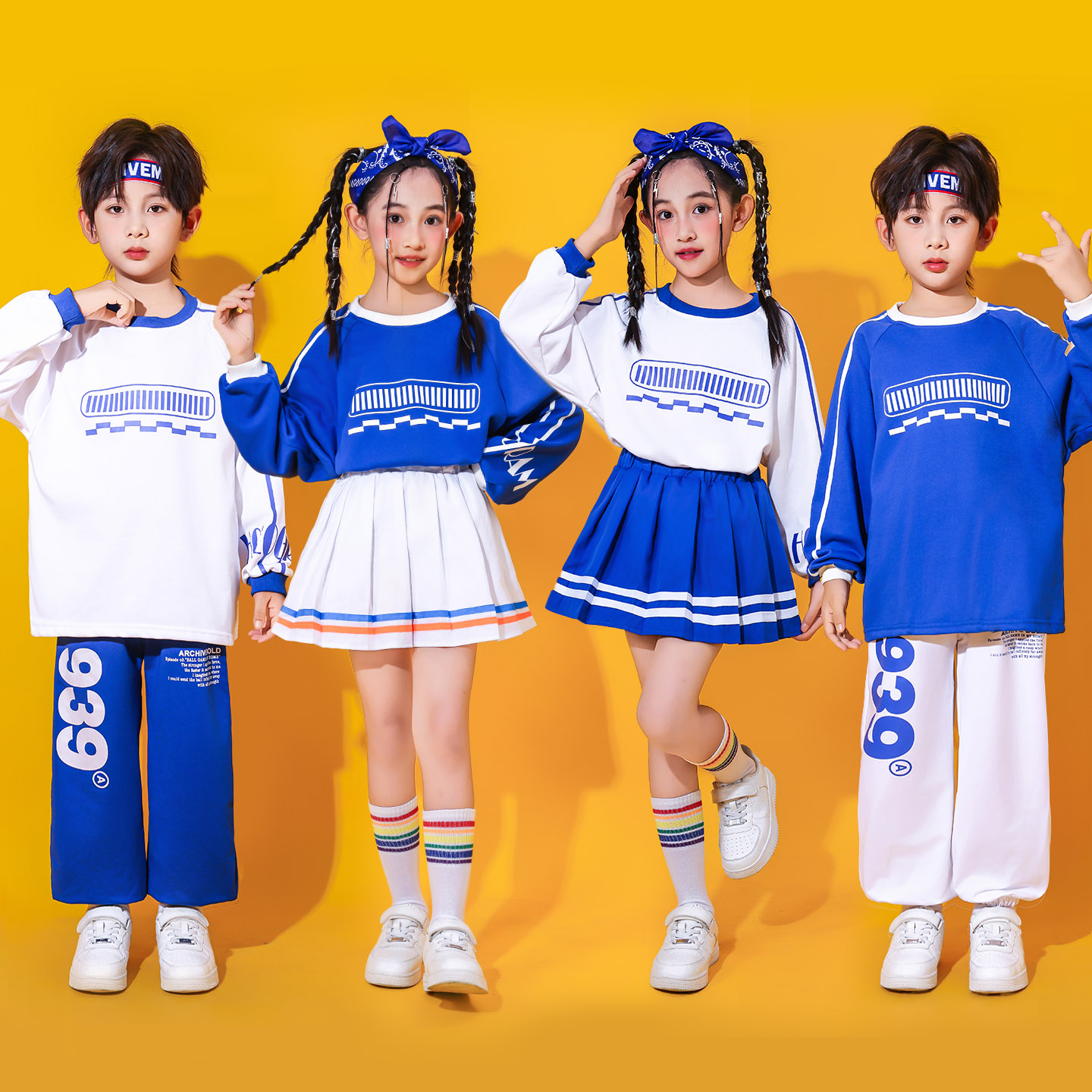 儿童啦队演出服秋季新款小