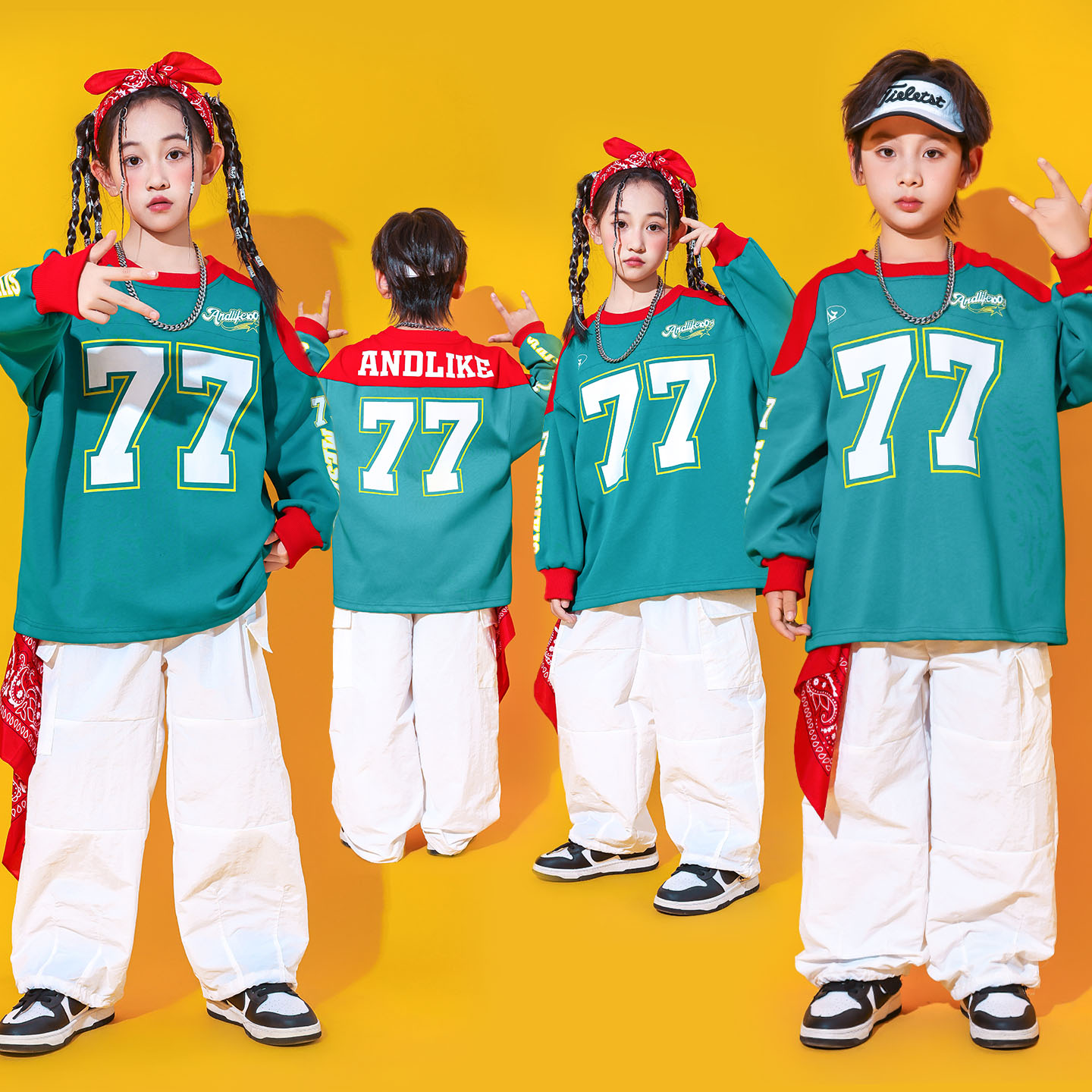 街舞儿童潮服hiphop童装