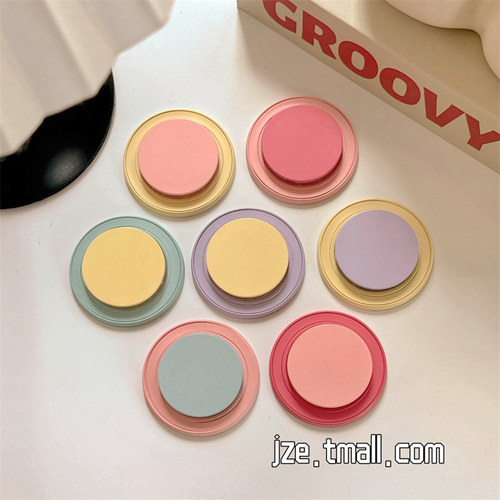 ins风简约小众设计撞色纯色适用MagSafe磁吸支架手机吸附可伸缩新款气囊支架桌面支撑网红超火个性创意日韩风