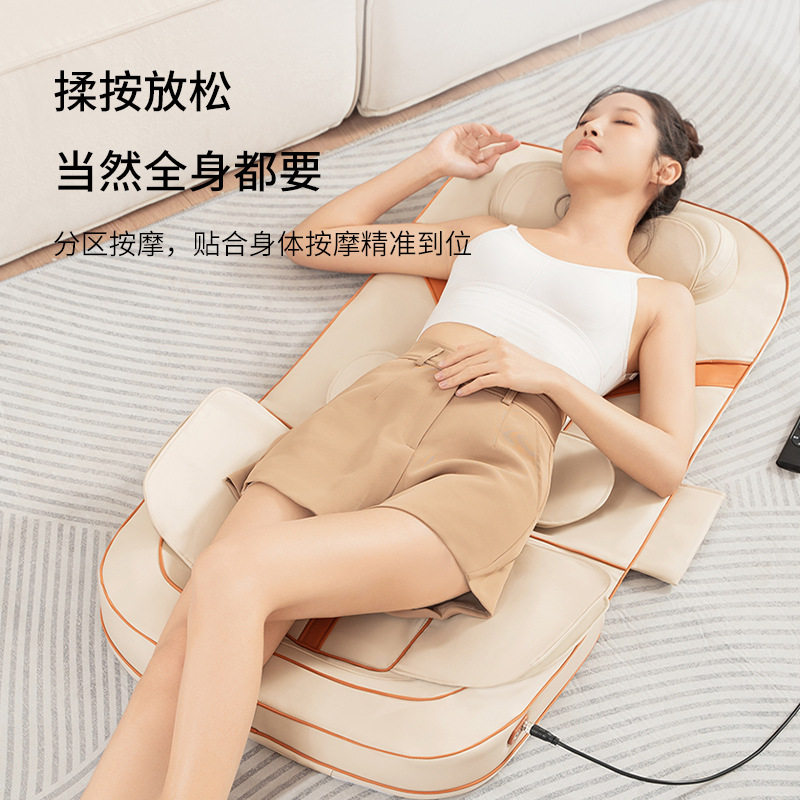 按摩垫全身按摩器电动气囊仿真人全身多功能背腰臀腿按摩床垫跨境