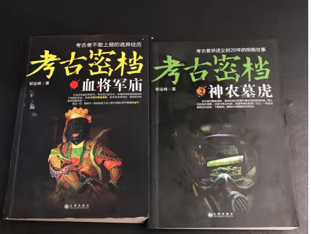 【老库存有磨损慎拍】【共2册】考古密档1血将军庙+ 考古密档2神农墓虎【1+2共2册】郁金峰  。另有盗墓笔记南派三叔盗墓十年使用感如何?