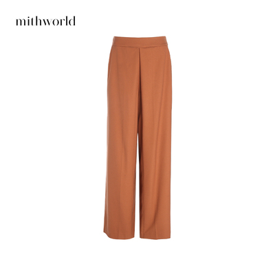 mithworld新款双层门襟直筒裤