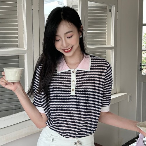 mithworld沵媞针织衫polo衫短袖