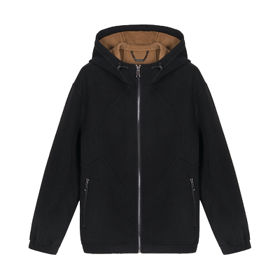 DAVIDNAMAN短款羊毛大衣