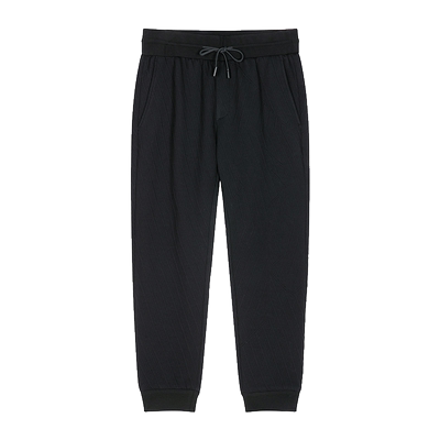 DAVID NAMAN【绵羊毛】春上新个性抽绳男中腰针织束脚运动休闲裤