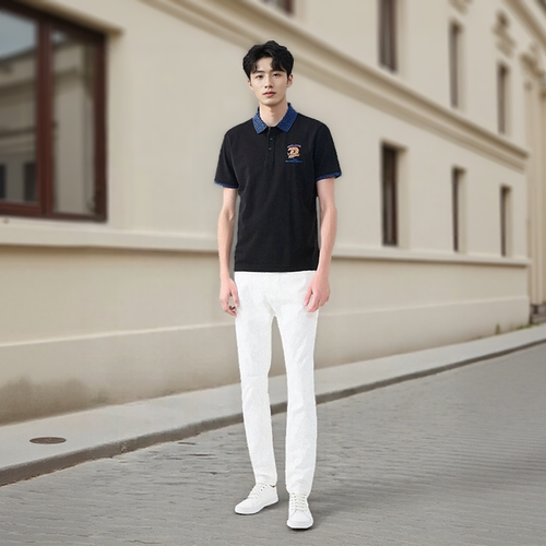 DAVIDNAMAN短袖Polo衫