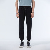 NAMAN 绵羊毛 春上新个性 DAVID 抽绳男中腰针织束脚运动休闲裤