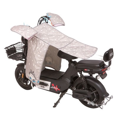 夏季分体挡风被加大加长防晒电瓶车摩托车薄款电动车防风被挡风被