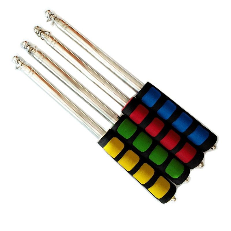 2米加粗金色头导游旗杆 不锈钢伸缩旗杆 伸缩教鞭 伸缩旗杆,文具电教/文化用品/商务用品,旗帜/锦旗,淘宝优惠券,粉丝福利购,淘宝优惠卷