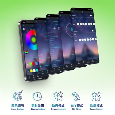 le灯带套装蓝牙app音乐5050RB七彩灯条18灯氛围灯 供应