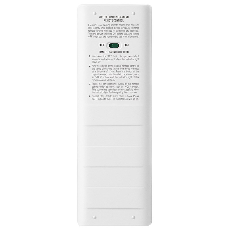 众合EM-3322E遥控器可复制红外线电视网络机顶盒音响功放风扇