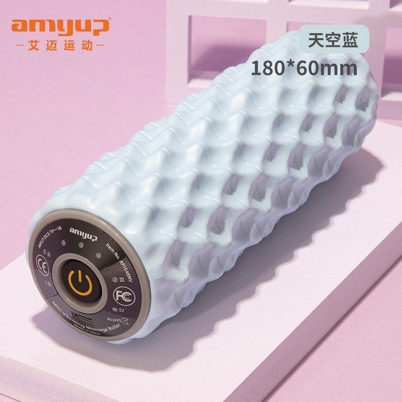 5档电动泡沫轴瑜伽健身震动放松按摩柱电动波纹筋膜柱瑜伽柱,运动/瑜伽/健身/球迷用品,瑜伽舒展器/健康架,淘宝优惠券,粉丝福利购,淘宝优惠卷