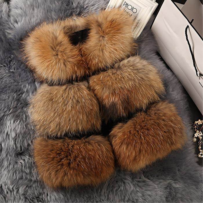 欧美皮草马甲女 мехов жилет жен fur vest women