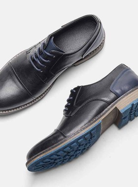 Men's casual shoes leather Dress Shoes 欧美商务绅士皮鞋
