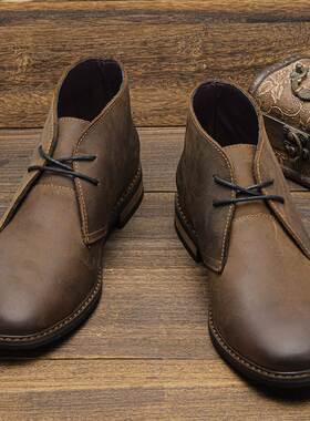 Desert Chukka Men Summer Boots 夏季百搭透气绒面马丁沙漠靴男