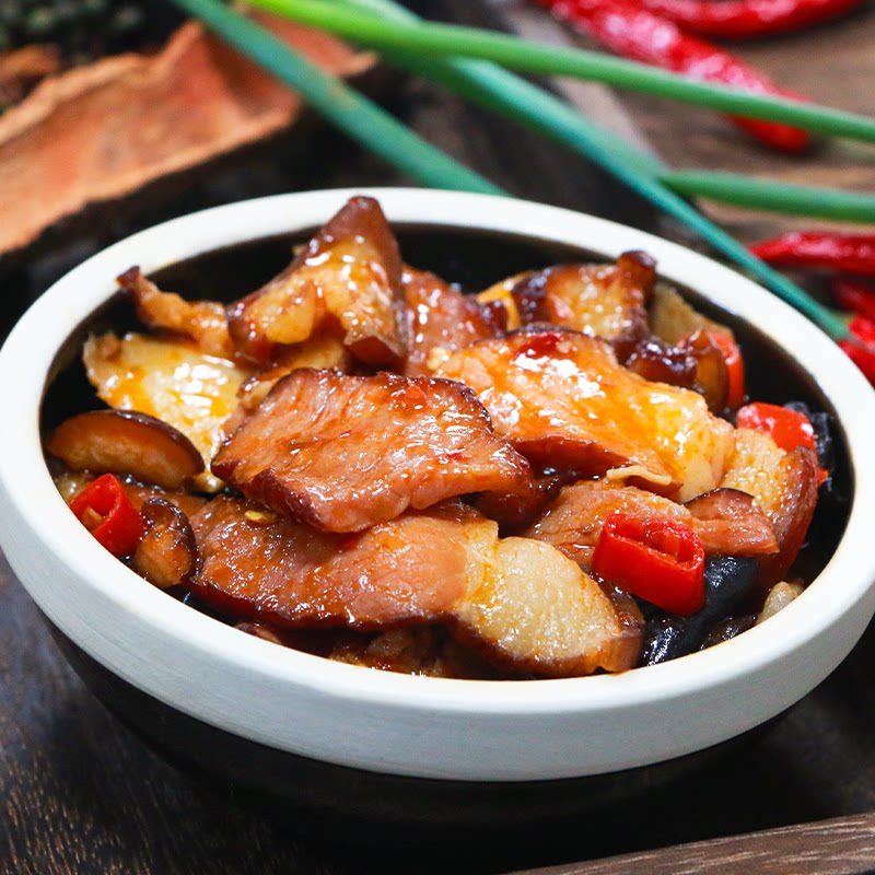 老土锅湘西炒腊肉商用料理包加热即食预制菜外卖小碗菜盖浇饭180g