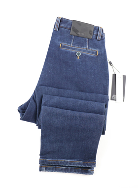 【暖炎绒】九牧王牛仔裤2025新款正品秋冬百搭水洗男裤TJ1D51773