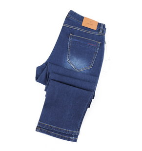 九牧王牛仔裤2025新款正品秋冬商务休闲百搭水洗男裤JJ1971012