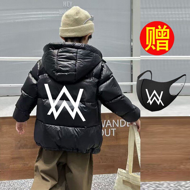 儿童嘉豪同款羽绒服加绒加厚保暖