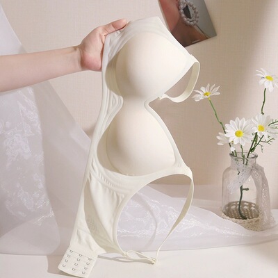 夏季薄款聚拢上托软支撑美背文胸