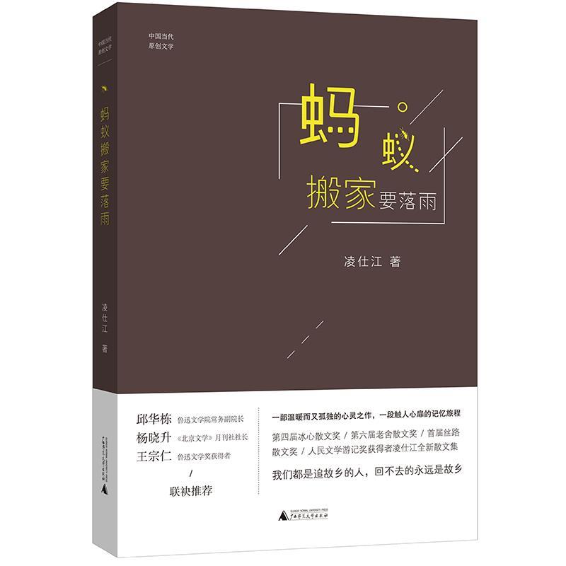 【正版】蚂蚁搬家要落雨凌仕江广西师范大学出版社9787559811288