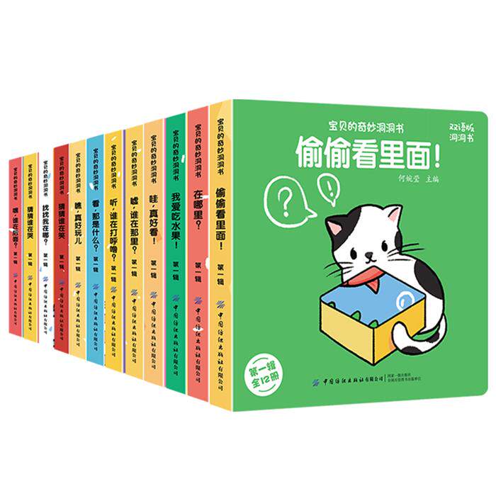 【正版】宝贝的奇妙洞洞书第一辑(全12册)何婉莹