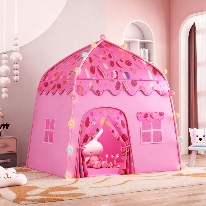 儿童帐篷室内公主屋家用男女宝宝玩具游戏屋睡觉城堡分床睡小房子,玩具/童车/益智/积木/模型,儿童帐篷/游戏屋,淘宝优惠券,粉丝福利购,淘宝优惠卷