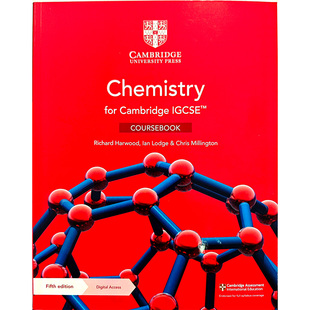 0620考试 第五版剑桥IGCSE 国际预科化学课程课本 带线上资源（2年） Cambridge IGCSE Chemistry Coursebook /Workbook
