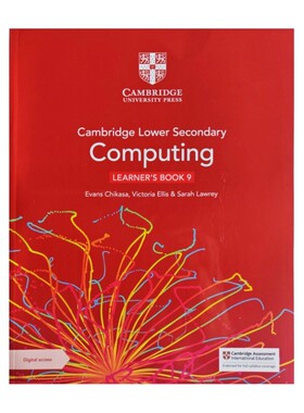 英文原版剑桥国际中学计算机教材 Cambridge Lower Secondary Computing Learners Book 9剑桥初中计算机学生书9  含电子激活码