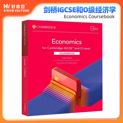 剑桥IGCSE和O级经济学学生用书IGCSE and O Level Economics Coursebook/Workbook  with Digital Access (2 Years)