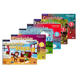 【顺丰包邮】原版进口剑桥少儿英语Little Steps 1 2 3级别3-6岁学龄前读写启蒙教材幼儿园教材 剑桥littlesteps教师用书