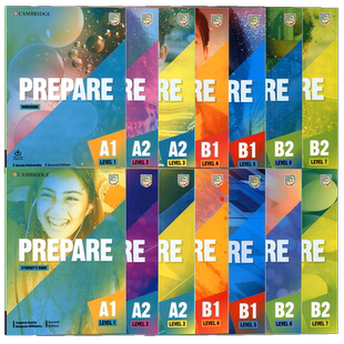 【顺丰包邮】剑桥英语考试教材Prepare1 2 3 4 5 6 7 8 9级别PTE FCE CAE 英语备考用书A1 A2 B1 B2 C1剑桥少儿英语中学考级教材