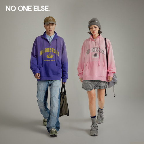 春季印花卫衣nooneelse