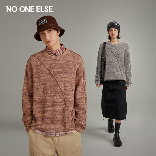 花色针织衫nooneelse