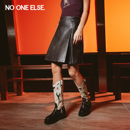 高腰半身裙NOONEELSE