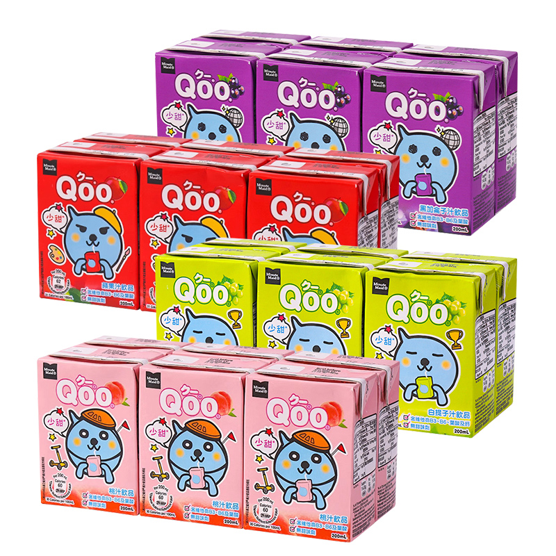 美粒果Qoo酷儿果汁饮料200mL