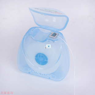 Portable 50M Micro Wax Dental Floss Interdental Brush Teeth