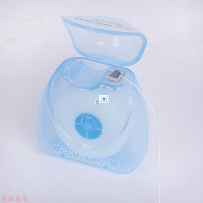Portable 50M Micro Wax Dental Floss Interdental Brush Teeth