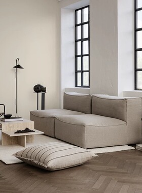 ferm LIVING Catena简约北欧组合亚麻布艺中古休闲沙发诧寂风组合